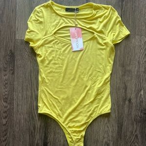 Neon Green/Yellow Short Sleeve Bodysuit